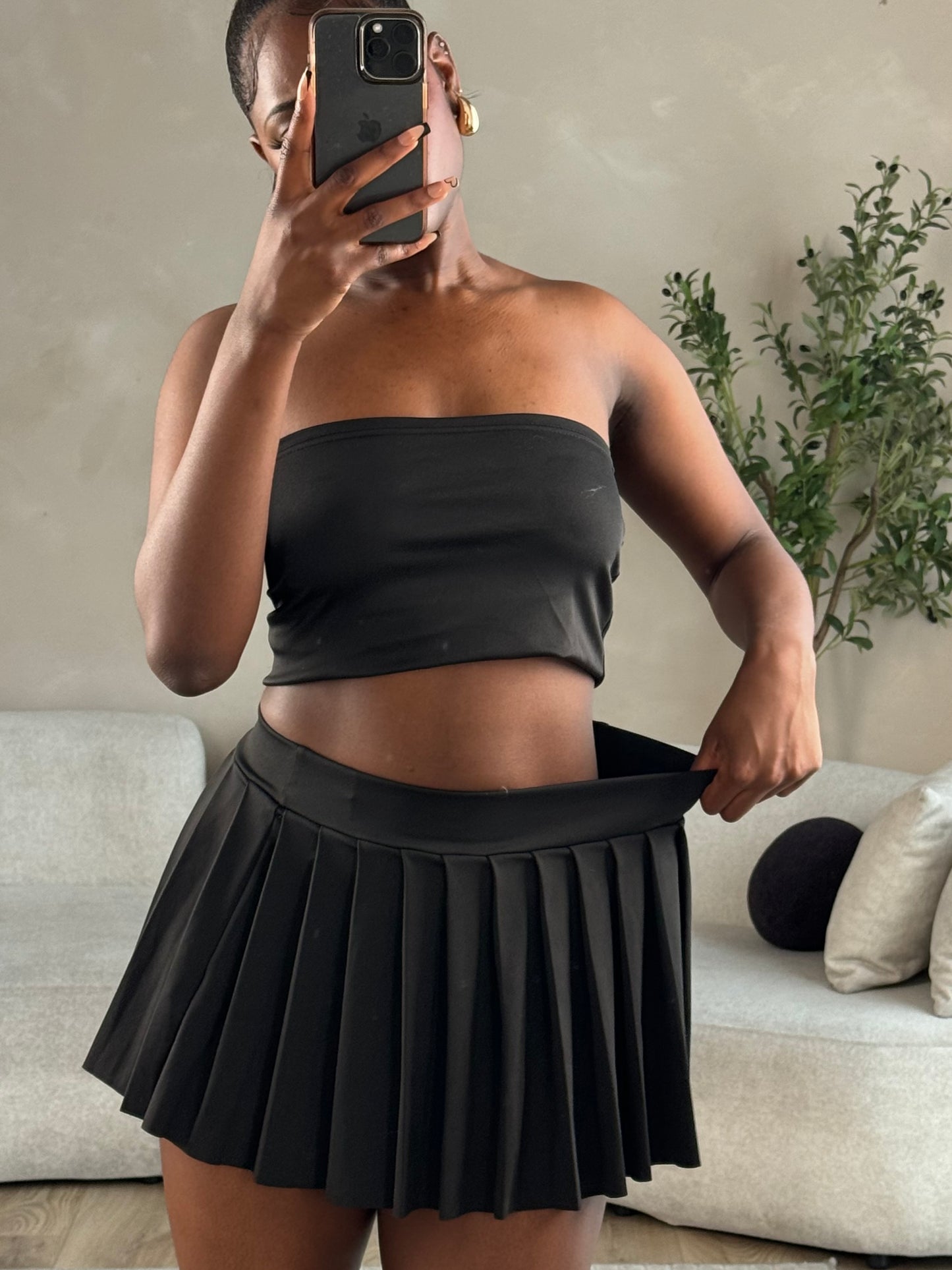 DARLING Pleated Mini Skirt