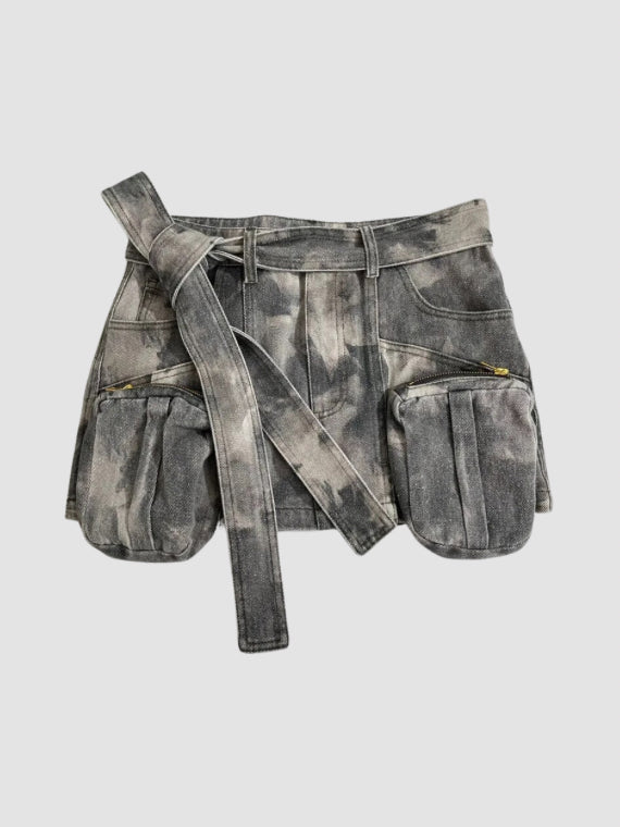 CAMO Cargo Mini Skirt